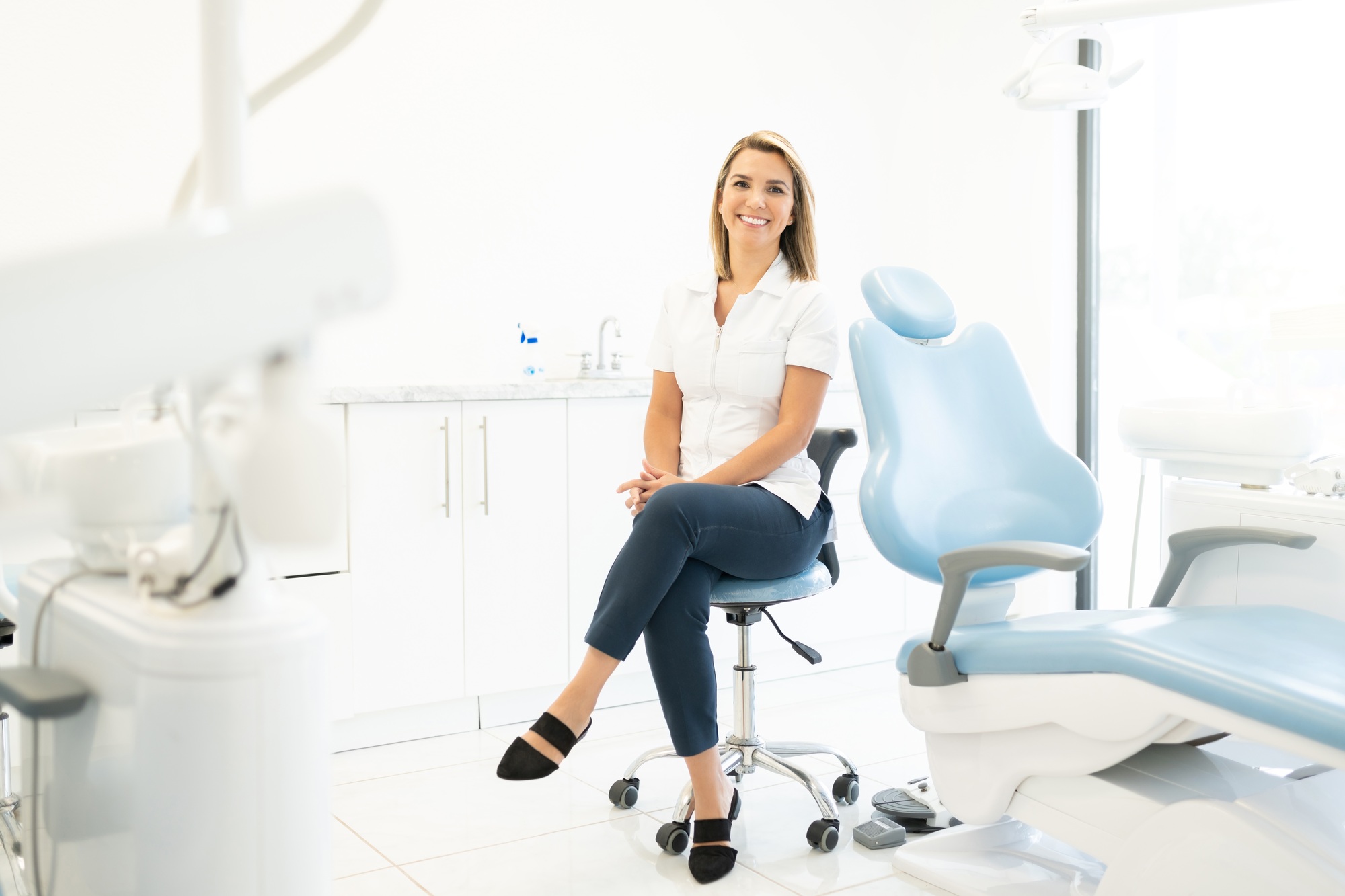 Confident Orthodontist In Clinic